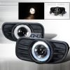 2002 Jeep Grand Cherokee   Clear Halo Projector Fog Lights