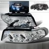 1996 Audi A4   Chrome Halo Projector Headlights  W/LED'S