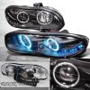 2000 Chevrolet Camaro   Black Halo Projector Headlights  