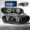 2000 Chevrolet Camaro   Black Halo Projector Headlights  W/LED'S