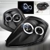 2001 Mitsubishi Eclipse   Black Dual Halo Projector Headlights  