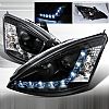 2002 Ford Focus  R8 Style Black Housing Projector Headlights