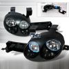 1999 Dodge Neon   Black Ralli-Style Halo Projector Headlights  