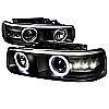 2002 Chevrolet Silverado   Black  Projector Headlights  