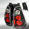 2003 Toyota 4 Runner   Black Euro Tail Lights 