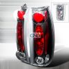 1997 Chevrolet Full Size Pickup   Black Euro Tail Lights 