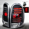 1997 Dodge Caravan   Black LED Tail Lights 