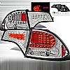 2006 Honda Civic 4 Door  Chrome LED Tail Lights 