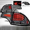 2008 Honda Civic 4 Door  Smoke LED Tail Lights 