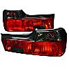 1990 Bmw 7 Series   Red / Smoke Euro Tail Lights 