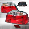 1997 Bmw 7 Series   Red / Clear Euro Tail Lights 