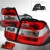 2001 Bmw 3 Series 4 Door  Red / Clear Euro Tail Lights 
