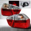 2005 Bmw 3 Series 4 Door E90  Red LED Tail Lights 