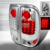 1998 Ford F150   Chrome LED Tail Lights 