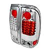 2002 Ford Super Duty   Chrome LED Tail Lights 