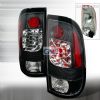 2000 Ford F150   Black LED Tail Lights 