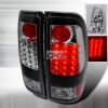 1998 Ford F150   Black LED Tail Lights 