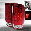 2000 Ford Super Duty   Red LED Tail Lights 