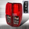 2008 Nissan Frontier   Red / Smoke LED Tail Lights 