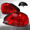 2000 Pontiac Grand Am  LED Tail Lights -  Red Smoke 