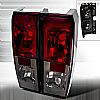 2010 Hummer H3   Red / Smoke Euro Tail Lights 