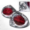 2002 Nissan Maxima   Red / Clear Euro Tail Lights 