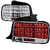 2006 Ford Mustang   Chrome LED Tail Lights 