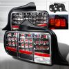 2006 Ford Mustang   Black LED Tail Lights 