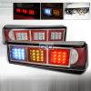 1987 Ford Mustang   Chrome LED Tail Lights 