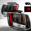 2002 Ford Mustang   Chrome LED Tail Lights 