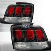 2002 Ford Mustang   Black Euro Tail Lights 