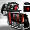 2000 Ford Mustang   Black LED Tail Lights 