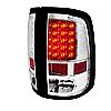 2011 Dodge Ram   Chrome LED Tail Lights 