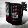 1996 Dodge Ram   Black LED Tail Lights 