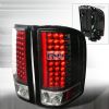 2007 Chevrolet Silverado   Black LED Tail Lights 