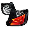 2011 Scion TC   Black LED Tail Lights 