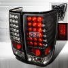 2007 Nissan Titan   Black LED Tail Lights 