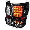 2010 Toyota Tundra   Black LED Tail Lights 