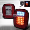 1990 Jeep Wrangler   Red LED Tail Lights 