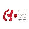 2007 Subaru WRX   Mishimoto Silicone Intercooler Hoses - Red