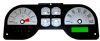 2008 Ford Mustang  6 Cyl Silver Performance Dash Gauges