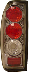 2000 Nissan Frontier  Gun Metal Euro Tail Lights