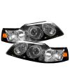 2001 Ford Mustang   LED 1pc Projector Headlights  - Black