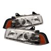 1993 Bmw 3 Series  2DR Chrome 1pc DRL LED Projector Headlights