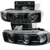 2001 Chevrolet Astro   Halo Projector Headlights  - Black