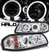 2005 Chevrolet Impala   Halo LED Projector Headlights  - Chrome