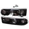 2000 Chevrolet Blazer   Halo Projector Headlights  - Black