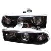 2001 Chevrolet Blazer   Halo Projector Headlights  - Black