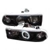 2000 Chevrolet Blazer   Ccfl Projector Headlights  - Black