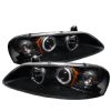 2002 Dodge Stratus   Halo LED Projector Headlights  - Black